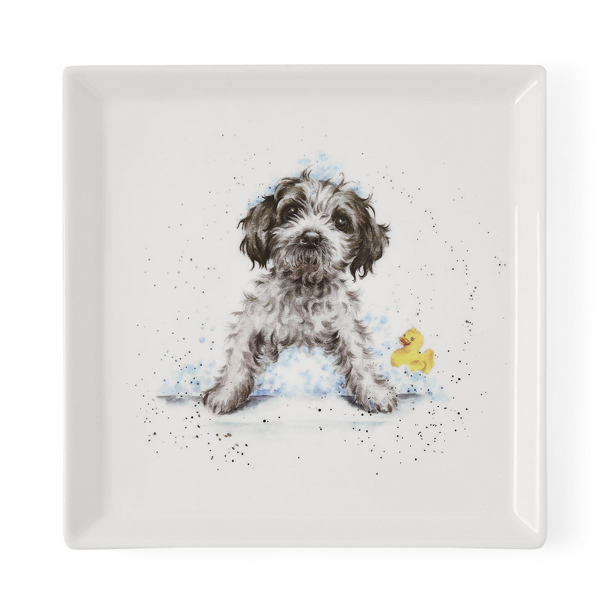 Wrendale Designs Square Dog Plate image number null